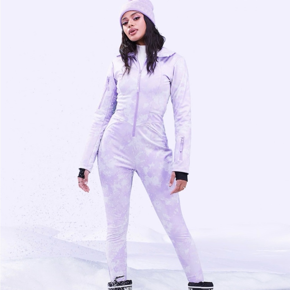ASOS Lilac Tie-Dye Jumpsuit